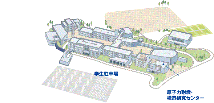 新潟工科大学構内配置図イメージ