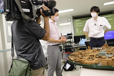 テレビ番組の取材を受けました