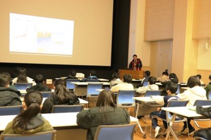 地元小学生が防災について学びました