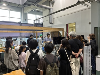 大学祭オープンラボで風洞体験を実施しました