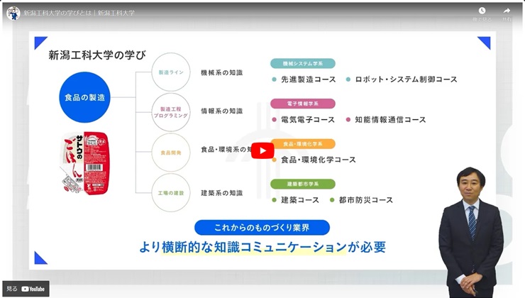 新潟工学大学の学びを動画で観る